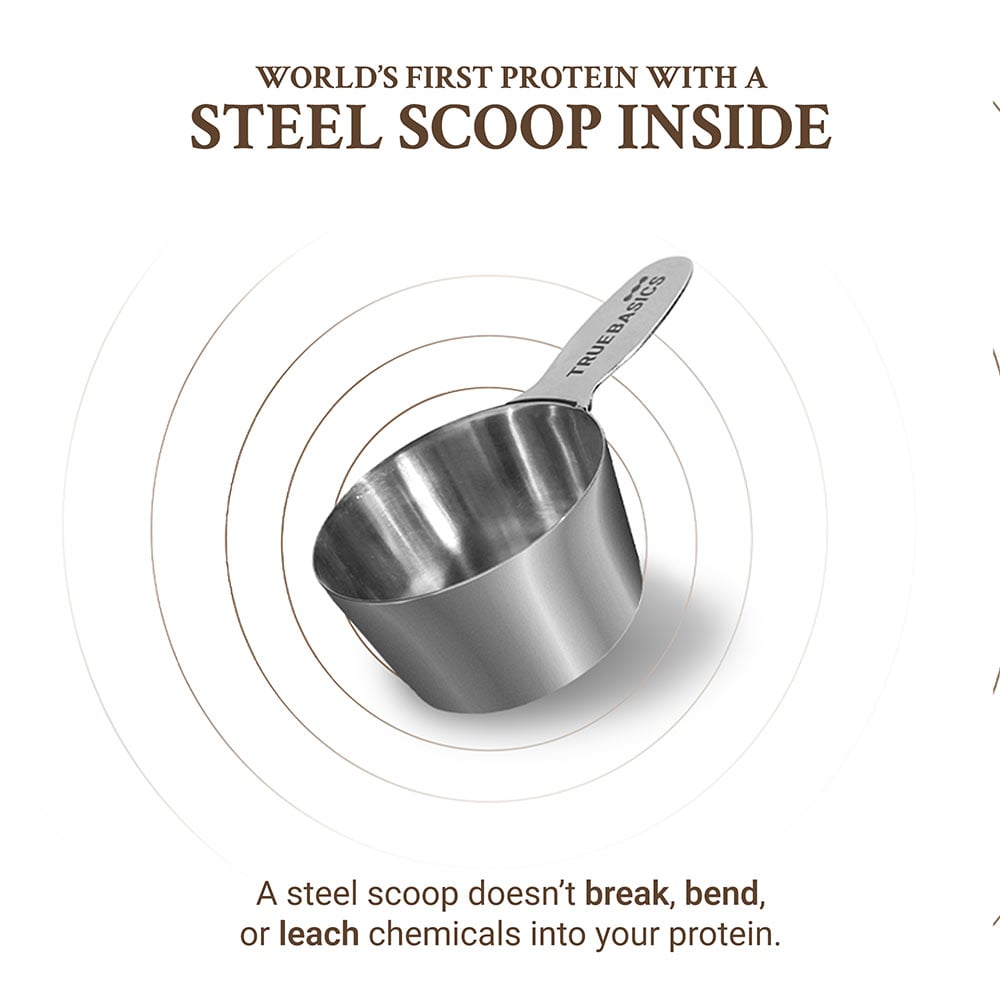 2 - TrueBasics Clean Whey Protein (Isolate + Concentrate),  0.39 lb  Coffee Pack of 5 (35 g x 5)