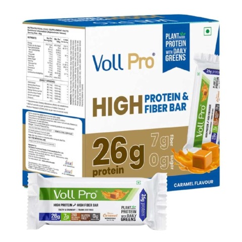 1 - Voll Sante Voll Pro High Protein & Fiber Bar,  1 bar(s)  Caramel (26g Protein) 