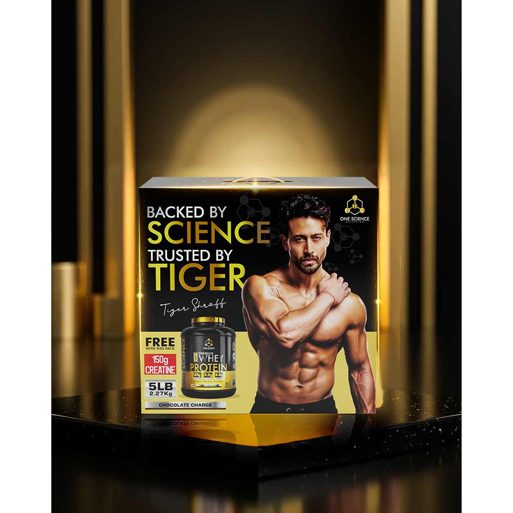 8 - One Science 100% Premium Whey Protein, 5 lb Chocolate Coconut - with Free 150g Creatine