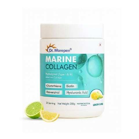 1 - Dr. Morepen Marine Collagen Skin Protein,  250 g  Chocolate 