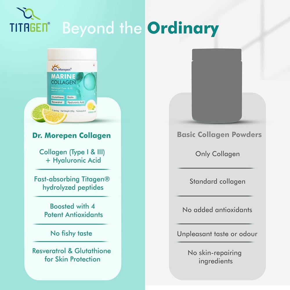 5 - Dr. Morepen Marine Collagen Skin Protein,  250 g  Chocolate 