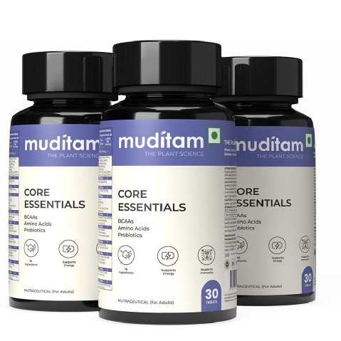 1 - Muditam Core Essentials,  30 tablet(s)  Unflavoured (Pack of 3) 