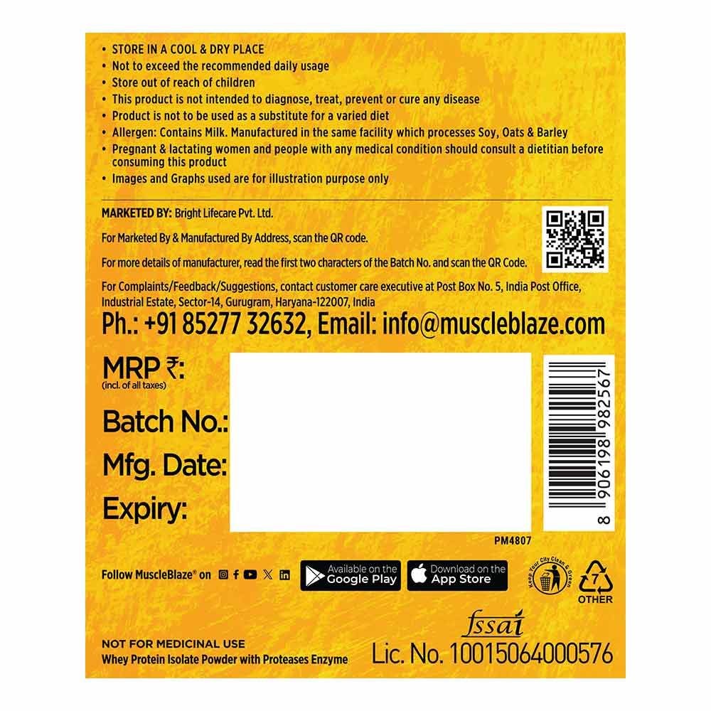 10 (10 - MuscleBlaze Biozyme Clear Whey Isolate,  1.19 lb  Icy Lemonade