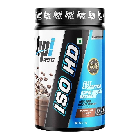 1 - BPI Sports ISO HD, 2.2 lb Classic Cold Coffee
