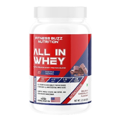 1 - FB Nutrition All In Whey Protein,  2.2 lb  Belgian Chocolate 