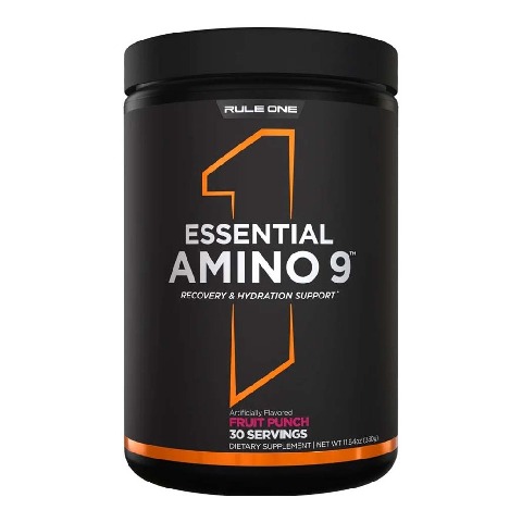 1 - Rule One Essential Amino9,  0.73 lb  30 Servings  Fruit Punch 