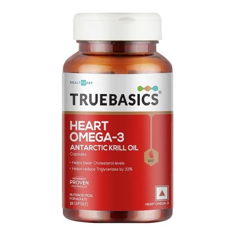 8 - TrueBasics Heart Omega-3 Antarctic Krill Oil,  30 capsules 