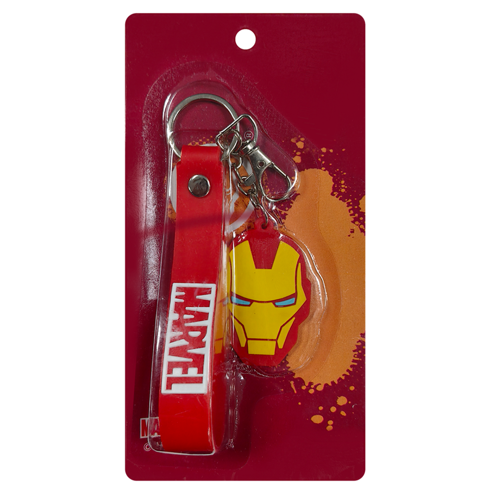 1 - Gritzo Keychain Featuring Marvel's Ironman (Mask), Free Size Multi