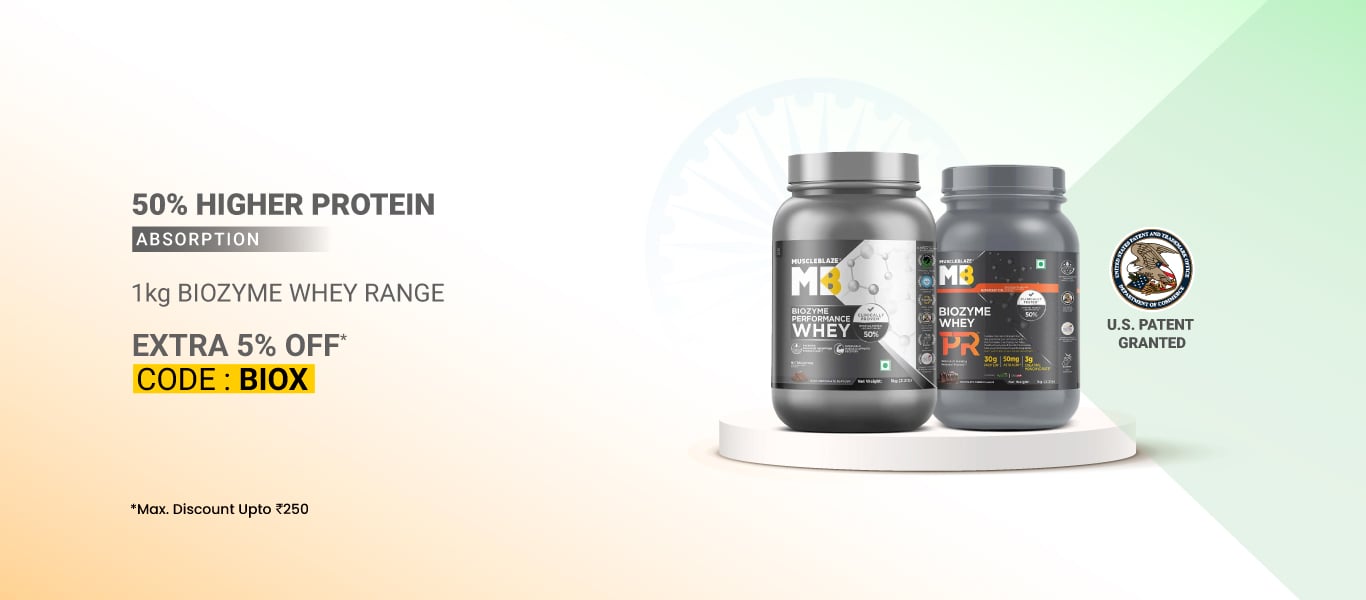 1kg Biozyme whey Range - Extra 5% Off