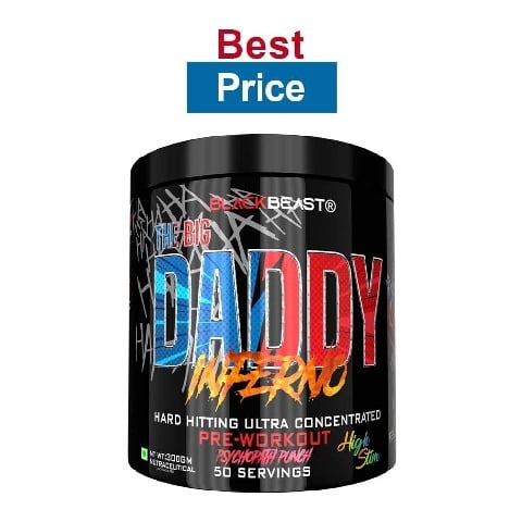BLACK BEAST The Big Daddy Inferno Pre-Workout,  0.66 lb  Psychopath Punch 