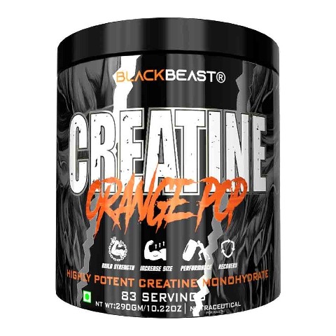 1 - BLACK BEAST Creatine,  Orange Pop  0.64 lb 