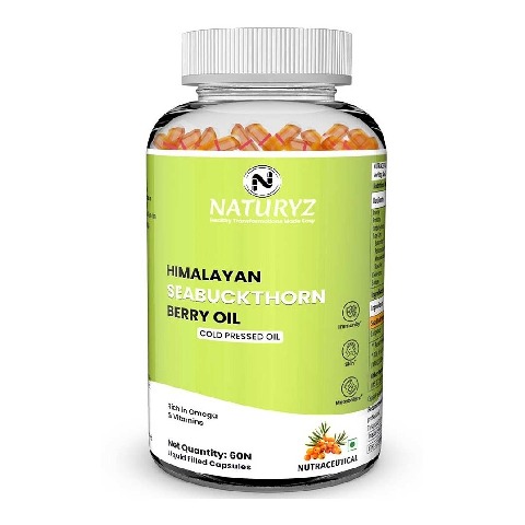 1 - Naturyz Himalayan Sea Buckthorn Berry Oil, 60 capsules