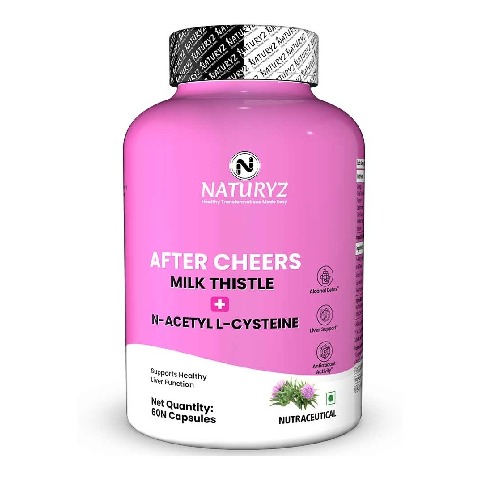1 - Naturyz After Cheers Milk Thistle + N-Acetyl Cysteine,  60 capsules 