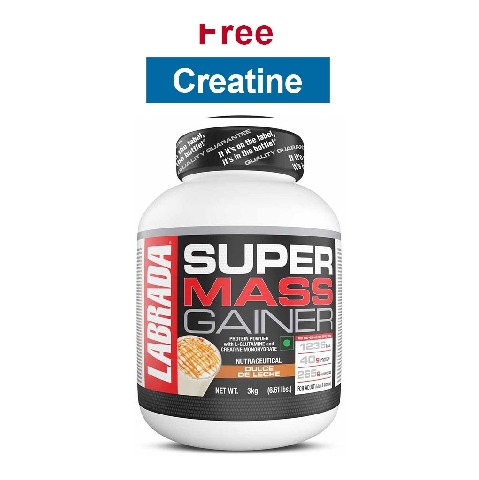 Labrada Super Mass Gainer,  6.61 lb  Dulce De Leche 