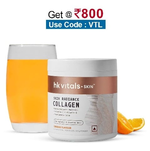 HealthKart HK Vitals Skin Radiance Collagen,  200 g  Orange 