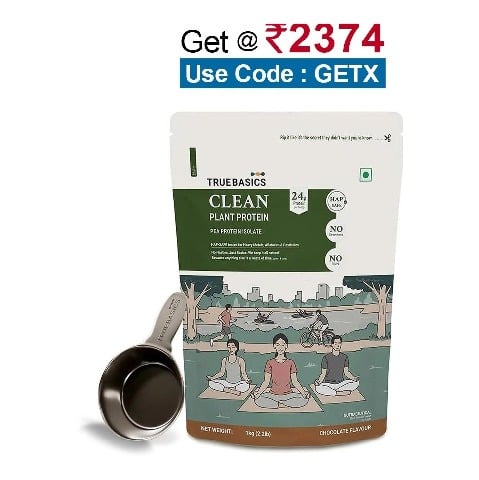 TrueBasics Clean Plant Protein,  2.2 lb  Chocolate 