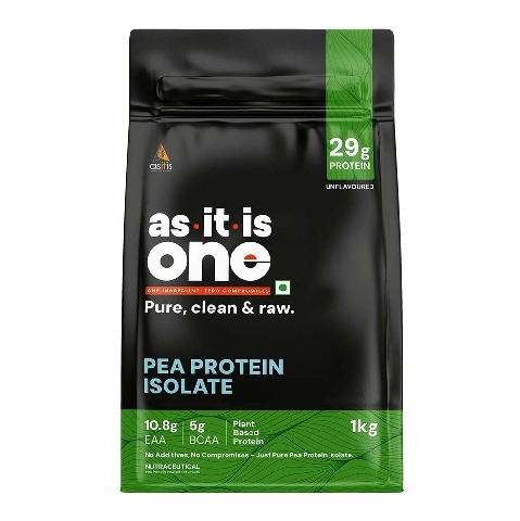 1 - AS-IT-IS Nutrition Pea Protein Isolate,  2.2 lb  Unflavoured 