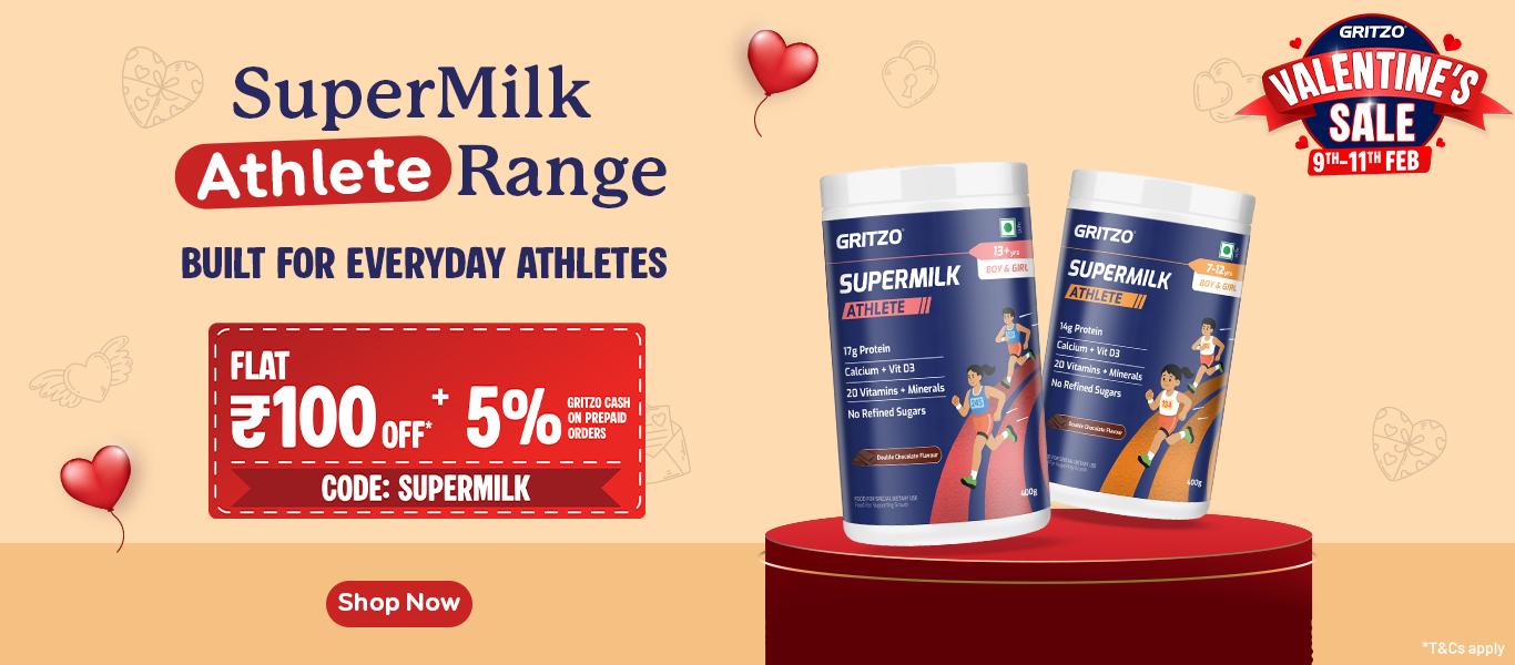 Supermilk Athlete Range - Flat Rs. 100 Off