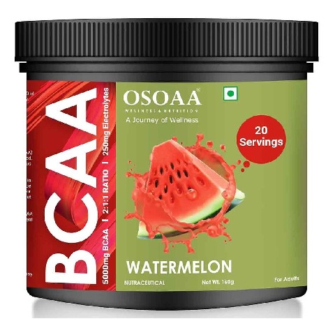 1 - Osoaa BCAA, 0.35 lb 20 Servings Watermelon