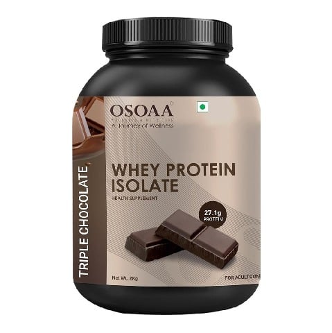 1 - Osoaa Isolate Whey Protein,  4.4 lb  Triple Chocolate 