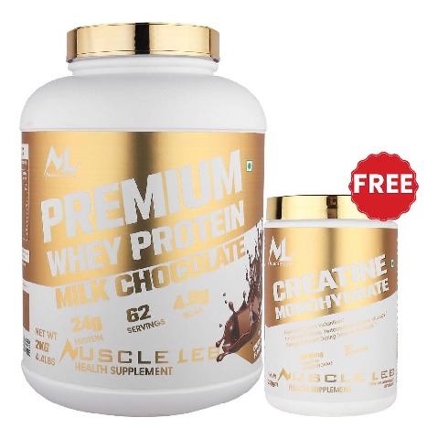 Muscle Leb Premium Whey Protein,  4.4 lb  Milk Chocolate 