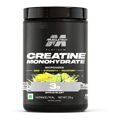 MuscleTech Platinum Creatine Monohydrate, Citrus Blast 0.69 lb