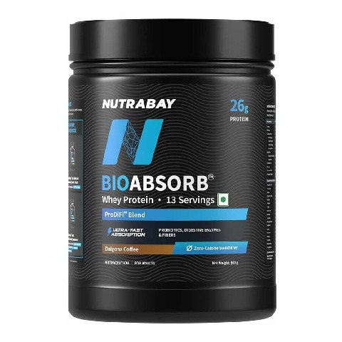 1 - Nutrabay BioAbsorb Whey Protein,  1.1 lb  Dalgona Coffee 