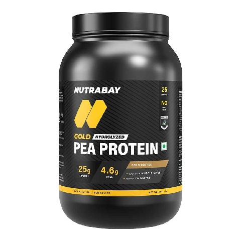 1 - Nutrabay Gold Pea Protein,  2.2 lb  Cold Coffee 