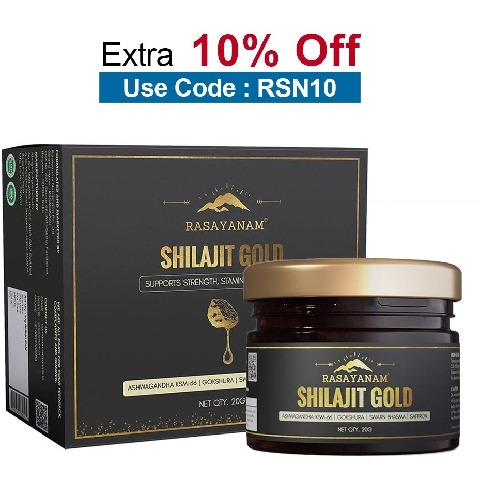 Rasayanam Shilajit Gold Resin, 20 g