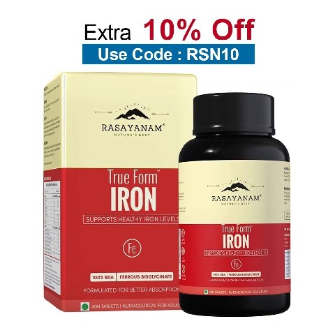 Rasayanam Iron with Ferrous Bisglycinate,  60 tablet(s) 