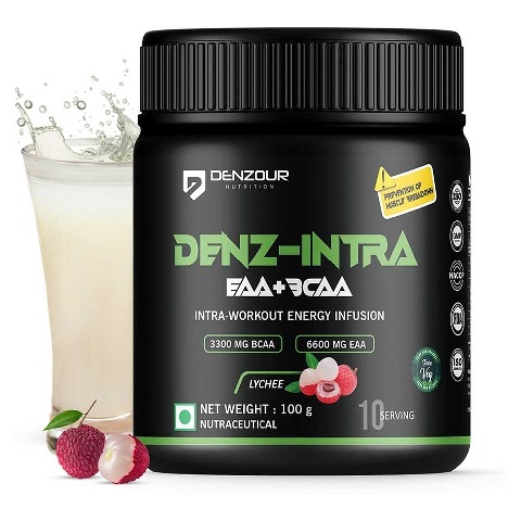 1 - Denzour Nutrition Denz-Intra BCAA+EAA,  Lychee  0.22 lb  10 Servings 