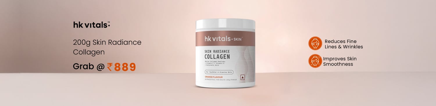 HealthKart HK Vitals Skin Radiance Collagen, 200 g|Grab @ 889