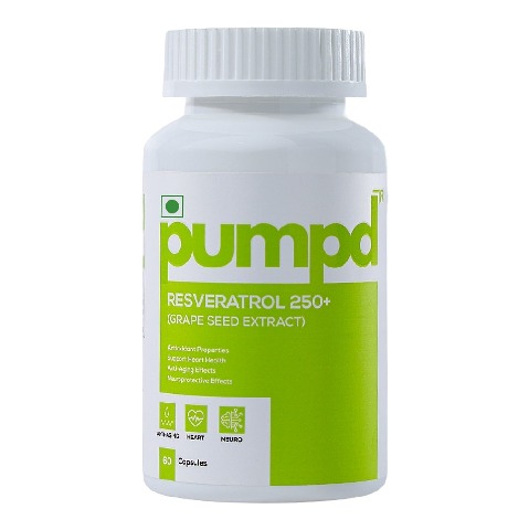 1 - Pumpd Resveratrol 250+, 60 capsules