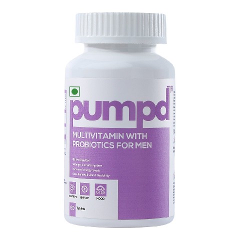 1 - Pumpd Multivitamin With Probiotic For Men,  90 tablet(s)  Unflavoured 