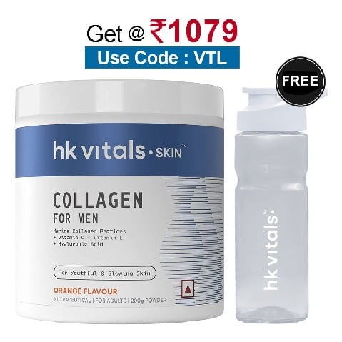 HK Vitals HK Vitals Collagen for Men,  200 g  Orange 
