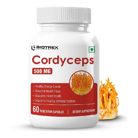 1 - Biotrex Cordyceps 500mg,  60 veggie capsule(s) 