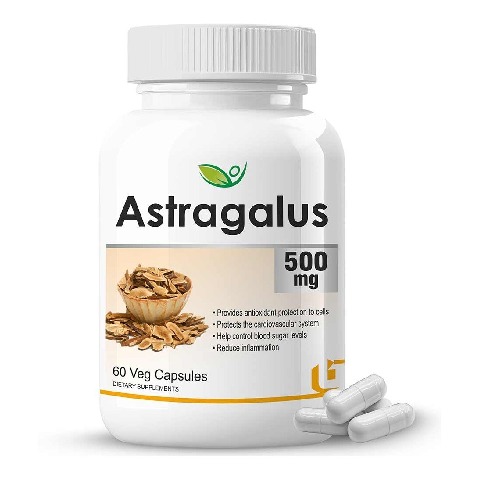1 - Biotrex Astragalus 500mg,  60 veggie capsule(s) 