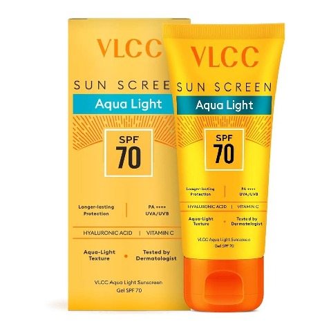 1 - VLCC Aqua Light Sunscreen Gel,  30 g  SPF 70 PA++++ Ultra-High UV Protection 