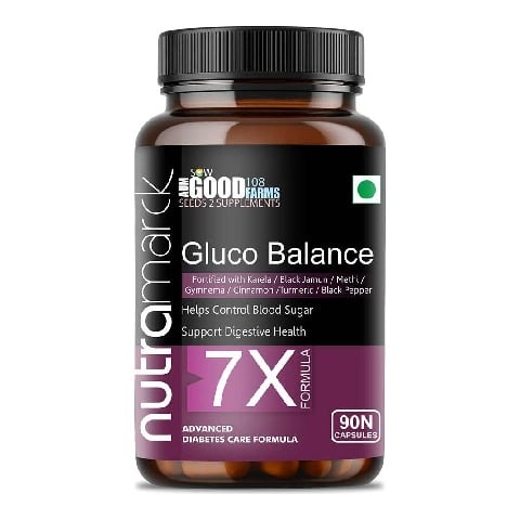1 - NutraMarck Gluco Balance 7X, 90 capsules