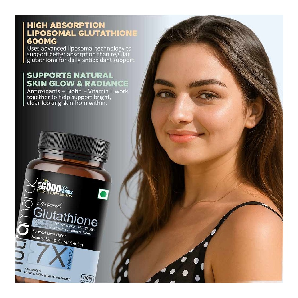 Liposomal Glutathione 7X at Best Price in India |  https://www.healthkart.com/