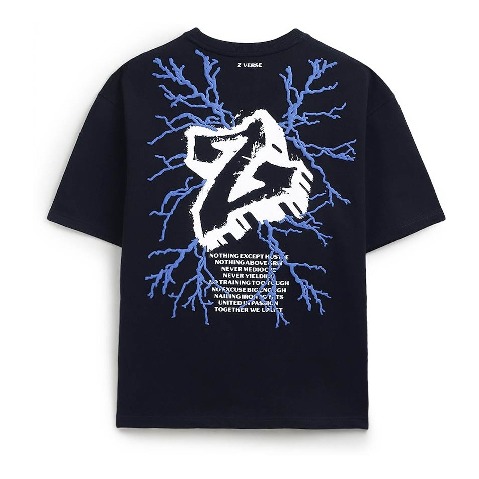 4 - MuscleBlaze Z-Verse T-Shirt, Large Black