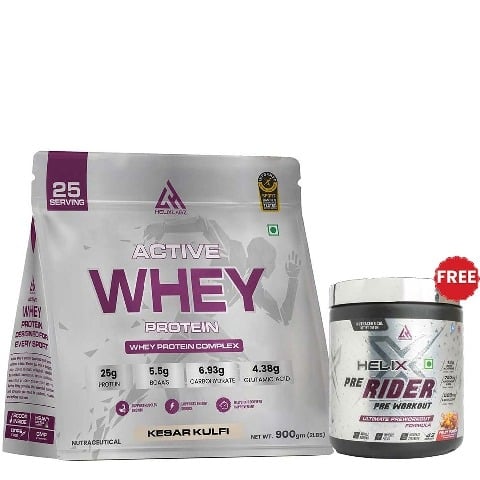 Helixlabz Active Whey Protein, 2 lb Kesar Kulfi