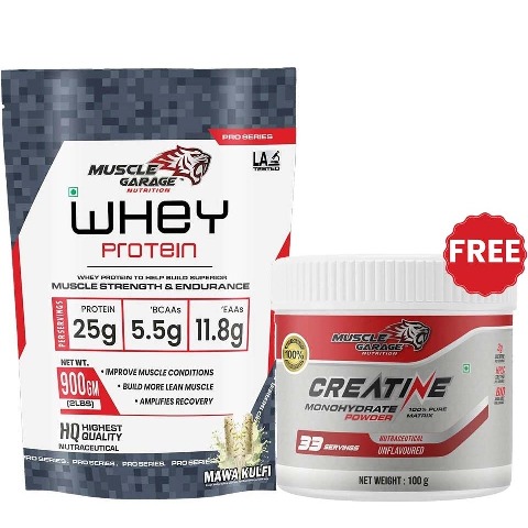 Muscle Garage Whey Protein, 2 lb Mawa Kulfi