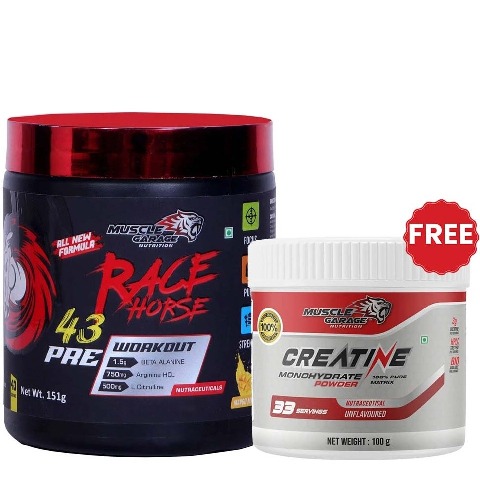 Muscle Garage Race Horse Pre Workout, 0.33 lb Mango Madness