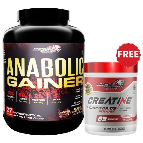 Muscle Garage Anabolic Gainer,  5.95 lb  Chocolate 