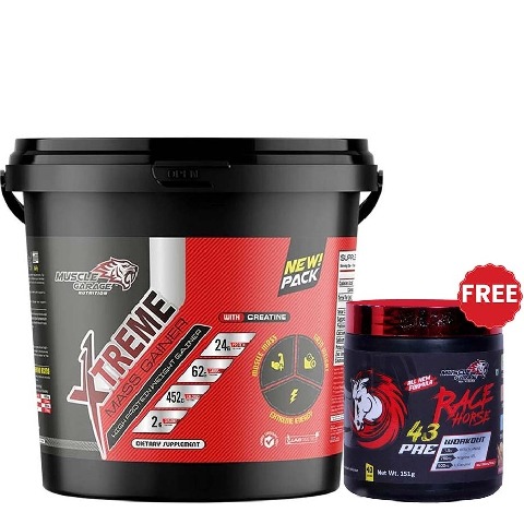 Muscle Garage Xtreme Mass Gainer, 9.92 lb Chocolate