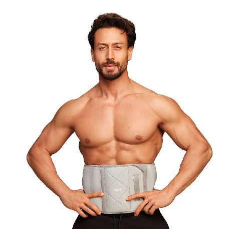 1 - Leeford Abs Wrap Sweat Belt For Gym, Universal Grey