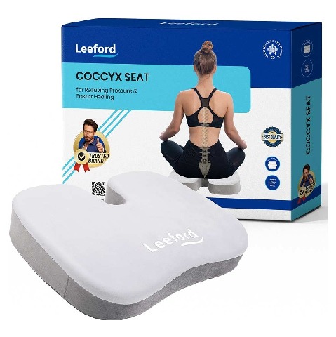 1 - Leeford Coccyx Seat, White Universal