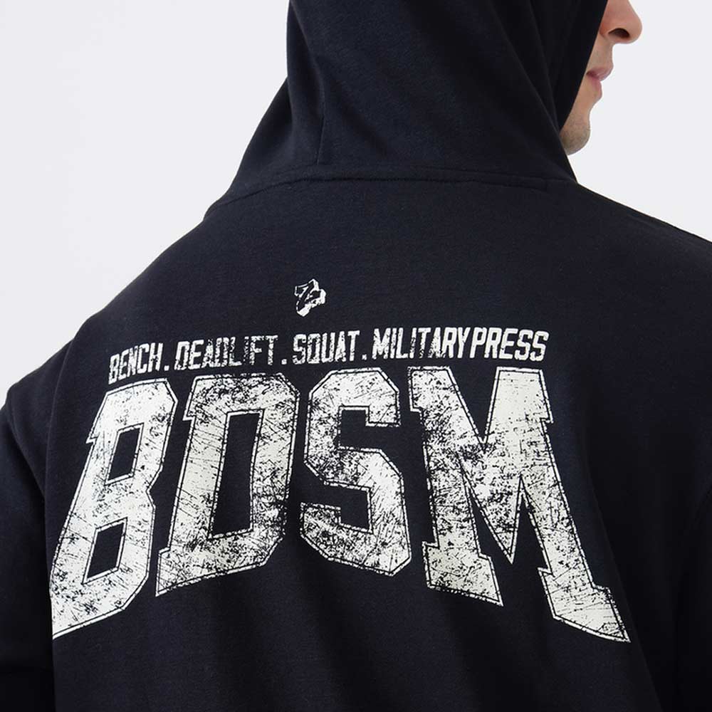 7 - MuscleBlaze Carnage Hoodie,  X-Large  Black
