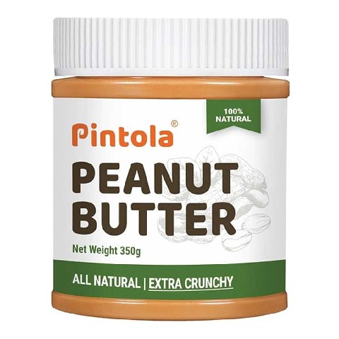 1 - Pintola All Natural Peanut Butter,  0.350 kg  Extra Crunchy 